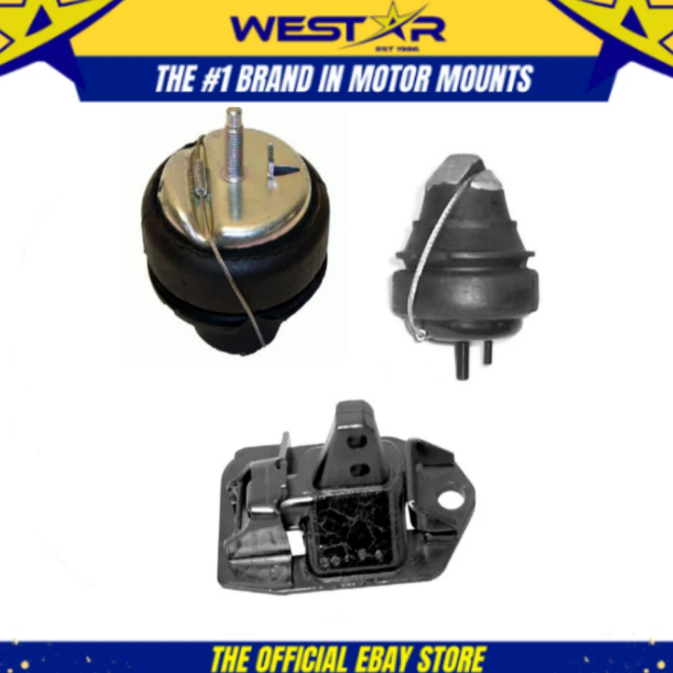 Juego de 3 piezas de montaje de motor y transmisión para Volvo 850 1996-1997 2,3 L / 2,4 L Foto 1 de 4