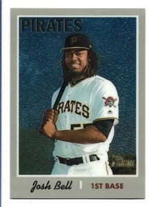 Josh Bell 2019 Topps Heritage Chrome #THC-216 #305/999 Pittsburgh Pirates - Imagen 1 de 2