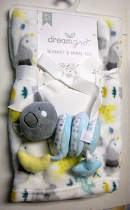 Dreamgro Baby Blanket & Spiral Toy, Jungle Design, 30" x 30", Polyester, New - Picture 1 of 1