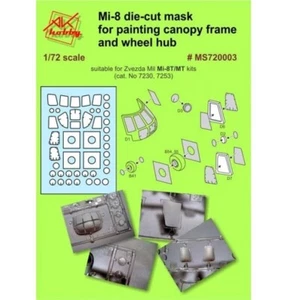 Dan Models MS720003 Scale 1:72 Painting Masks for Model Mi-8T/MT, Zvezda kit - Picture 1 of 9