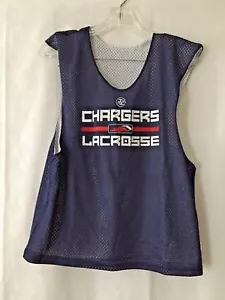 JL Chargers Lacrosse ärmellos blau weiß Trikot wendbar Größe Youth XL - Bild 1 von 6