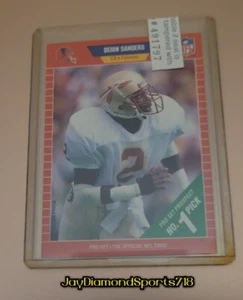 1989 Pro Set - #486 Deion Sanders ROOKIE, COACH PRIME - Picture 1 of 2