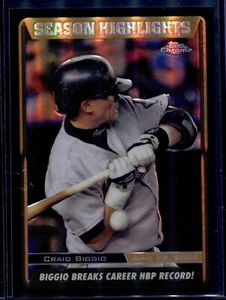 2005 Topps Chrome Update #UH216 Craig Biggio BLACK Refractor /250 Astros HOF QTY - Picture 1 of 1