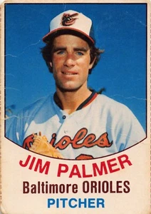 JIM PALMER 1977 HOSTESS CARD 1 ORIOLES HAND CUT - Imagen 1 de 2