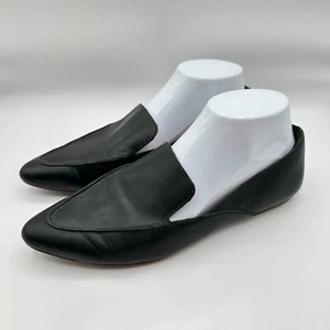 Madewell The Frances Skimmer Loafers Shoes Womens 8.5 Black Leather Slip On - Picture 1 of 9