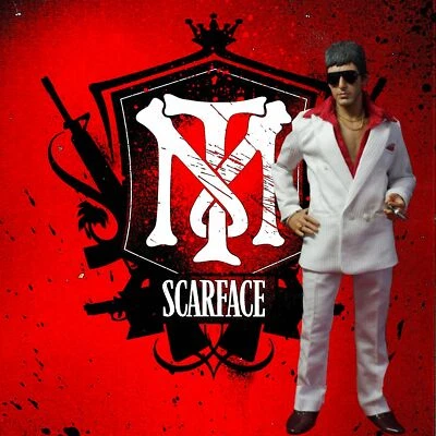Telón de fondo Scarface 1/6 15"x15" - para 1/6 Tony Montana Al Pacino Blitzway presente Foto 1 de 4