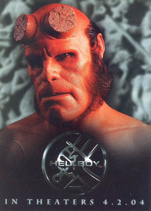 Tarjeta promocional Hellboy the Movie 2004 Inkworks P-Reino Unido Foto 1 de 1