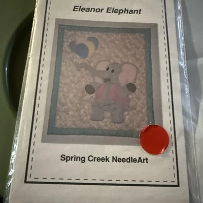 Spring Creek NeedleArt Pattern Eleanor Elephant - Image 1 of 4