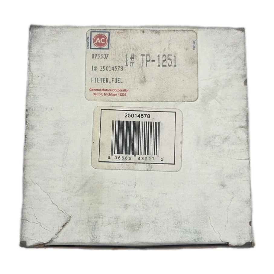 Filtro de combustible ACDelco TP1251 para modelos Ford 88-94 seleccionados Foto 1 de 1