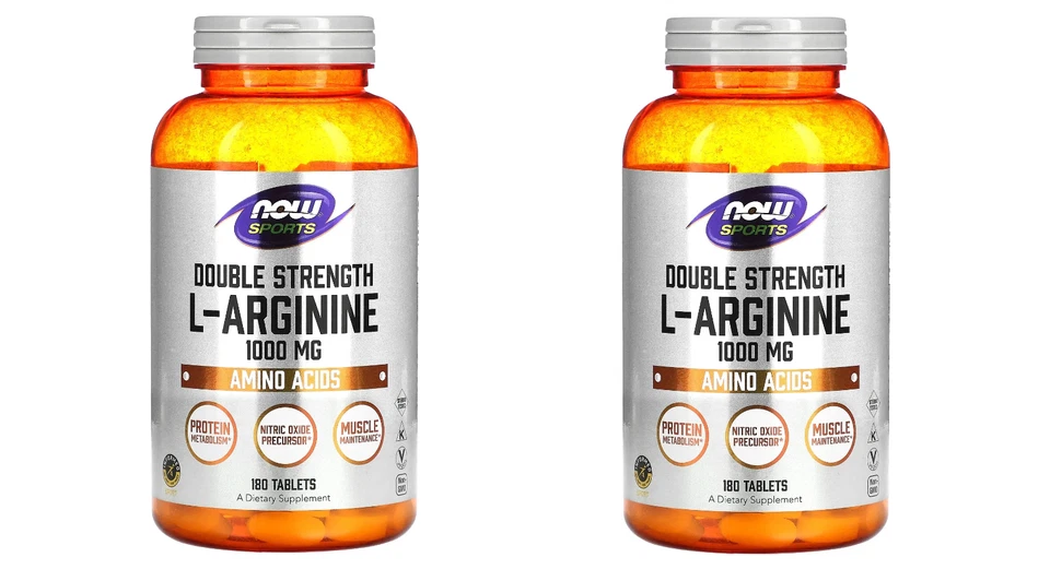 Now Sports, L-Arginina, 1.000 mg, 180 Comprimidos *****VALOR 2 PACK****** Foto 1 de 1