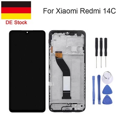 LCD Display Bildschirm for Xiaomi Redmi 14C Digitizer Montage mit Frame Replace - Bild 1 von 4