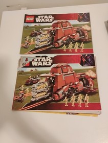 Lego Star Wars Trade Federation MTT 7662 Both Instructions RARE! VINTAGE!