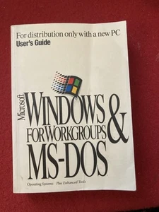 MICROSOFT WINDOWS FOR WORKING GROUPS & MS-DOS 1994 COMPUTER BOOK USER GUIDE - Bild 1 von 5