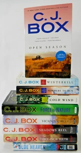 Lot OF 9 C. J.  Box JOE PICKETT series (Mixed Lot)   1 Signed - VG - Picture 1 of 4