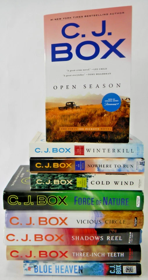 Lot OF 9 C. J.  Box JOE PICKETT series (Mixed Lot)   1 Signed - VG - Image 1 of 4