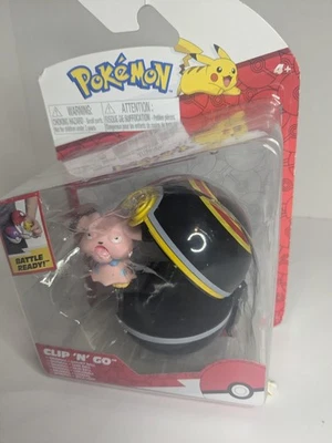 Figura Snubbull Pokemon Clip 'N' Go Pelota de Lujo Listo para Batalla NUEVO en Caja Foto 1 de 3