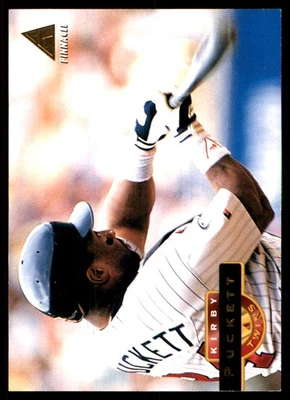 Kirby Puckett 1994 Pinnacle #21 双胞胎美国职棒大联盟阅读免费送货亲笔签名Den — 第 1/2 张图片