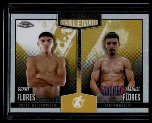 2024 Topps Chrome #SM-7 Grant Flores / Manuel Flores Stablemates - Picture 1 of 2