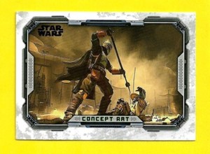 2022 Topps Star Wars The Book of Boba Fett Concept Art CA-15
