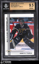Marty Turco RC BGS 9.5: 2000-01 Be A Player Memorabilia Rookie Card POP 5