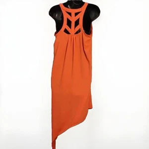 Mossimo Dress Women's Size Small Petite Orange Summer - Picture 1 of 6