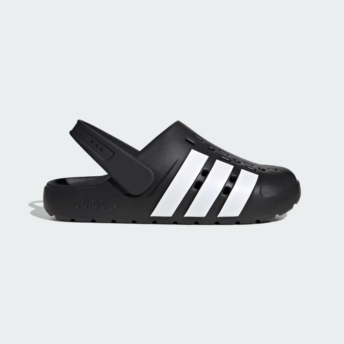 adidas Adilette Clog 2.0 in bianco e nero