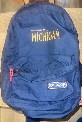 University Michigan Wolverines Single Sling Crossbody Backpack 19” X 15” - Image 1 of 4