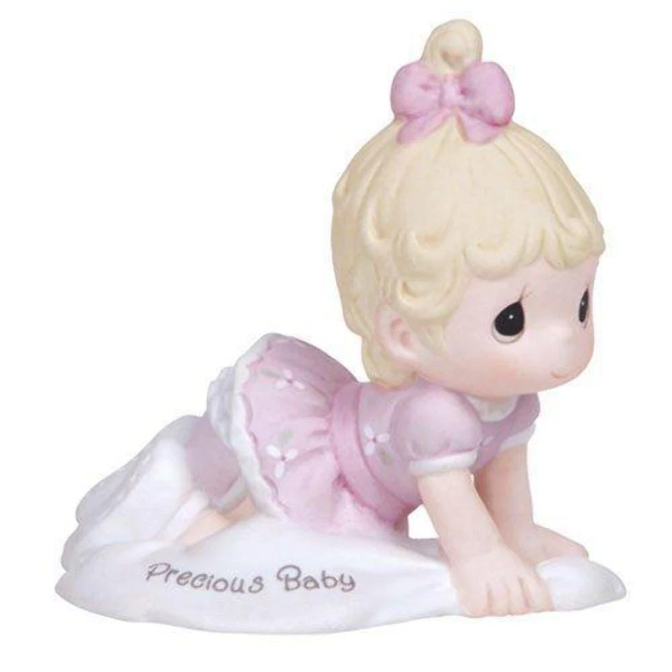 Precious Moments Growing in Grace Baby Porcelain Newborn Blonde 133023