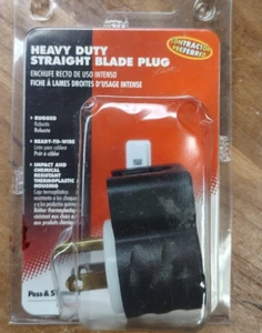 Enchufe eléctrico de hoja recta de alta resistencia Pass & Seymour para repuesto #362105 - Imagen 1 de 3