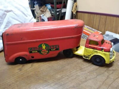 De colección Wyandotte Chieftan Líneas de Carga Motor Transporte Flota Semirremolque con Repuesto Tir Foto 1 de 4