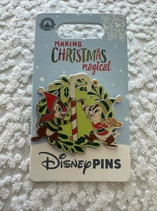 2024 Disney Parks Making Christmas Magical Chip & Dale Original-Zubehör-Hersteller Pin - Bild 1 von 5