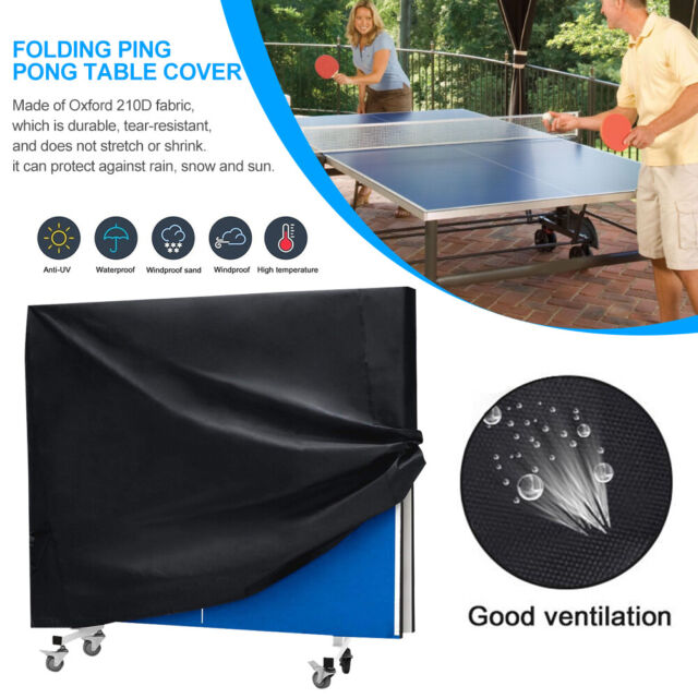 hj JH 9 Pies Mesa de Ping Pong Plegable Fácil de Montaje Estándar  Internacional