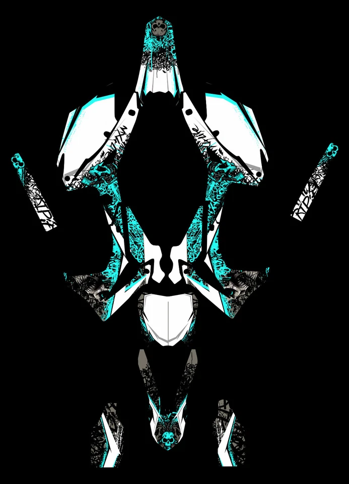 Graphic Kit Vinyl Wrap CRF 450R HONDA CRF450R 450 R Decals Sticker motorcross - Image 1 of 4