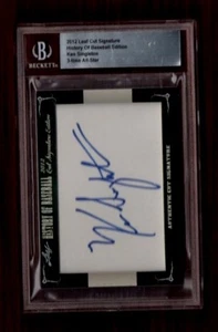 2012 Leaf History of Baseball Cut Signatures #636 Ken Singleton Orioles /40 - Picture 1 of 2
