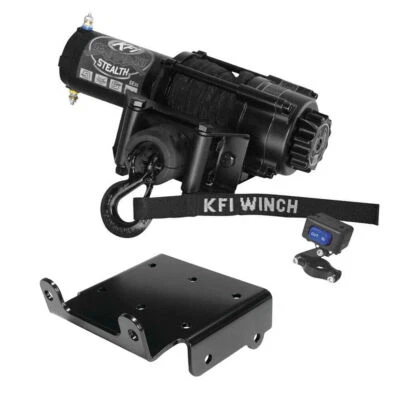 KFI Winch Kit 3500 lb For Polaris Sportsman 700 X2 2008 (Synthetic Rope) — 第 1/4 张图片