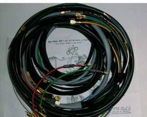 IMPIANTO ELETTRICO CABLAGGIO APE AD 1 AVVIAMENTO A MANO CON SCHEMA ELETTRICO - Zdjęcie 1 z 2