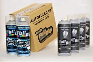 Pack 6 Sprays Vinyle Full Dip ALUMINIUM MÉTALLISÉ Brillant FullDip - Foto 1 di 3