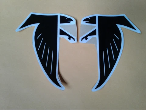 Atlanta Falcons full size throwback football helmet decals set Cover