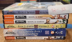 Avatar Dvd Lot Nickelodeon The Last Airbender Book 1 2 3 Box Set Assorted - Picture 1 of 1