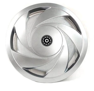 Tapacubos 15 pulgadas Turbo para rueda plata plástico mate - Imagen 1 de 2