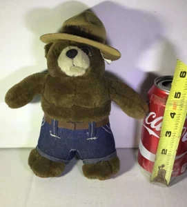 Smokey the Bear 8.5in Plush Doll Cried One Eye Out Only You Can Prevent Fires - Picture 1 of 6
