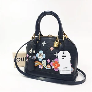 Authentic Louis Vuitton Alma BB Epi Flower Guaranteed Daily With Dust Bag LE435 - Picture 1 of 11