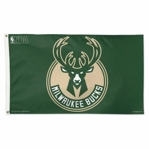 Milwaukee Bucks 3x5 House Flag [NEW] NBA Banner Sign Fan Wall Man Cave Cover