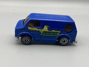 Unbranded Diecast Bedford Summer Van "Hawk" Blue 1/64 Scale - Picture 1 of 6