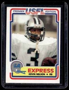 1984 Topps USFL Kevin Nelson Los Angeles Express #48