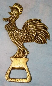 Rooster Shape Bottle Opener Brass Hen Design Soda Bottle Opener Table Decor MJ33 - Picture 1 of 5