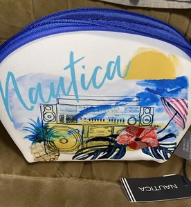 New Nautica Makeup Bag Case - Picture 1 of 1