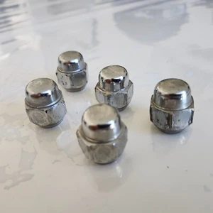 2013-2023 NISSAN SENTRA CHROME WHEEL LUG NUTS SET OF 5 OEM - Picture 1 of 7