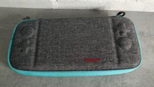 Funda protectora de almacenamiento para Nintendo Switch Lite gris y turquesa - Imagen 1 de 3