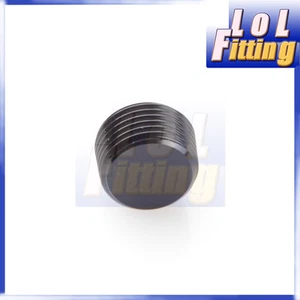 3/8" NPT Thread Allen Socket Pipe Plug Aluminum Black - Picture 1 of 3